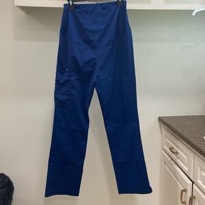 Small Maternity Scrub Pants Navy